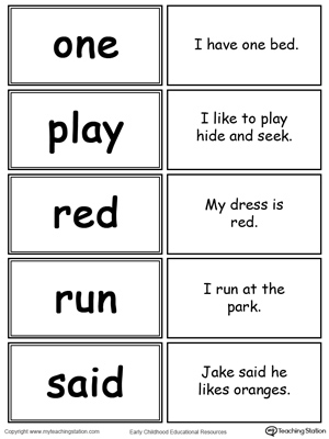 free printable pre primer sight words flash cards free printable pre primer sight words flash cards