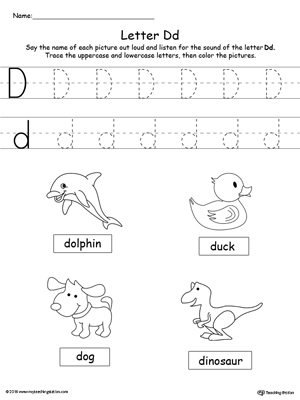 The Letter D is for Dog | MyTeachingStation.com