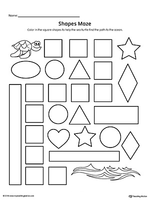 Geometric Shape Builder Worksheet: Rectangle | MyTeachingStation.com