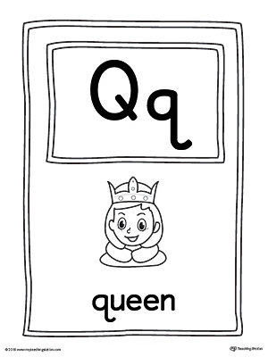 Letter Q Tracing Printable Worksheet | MyTeachingStation.com