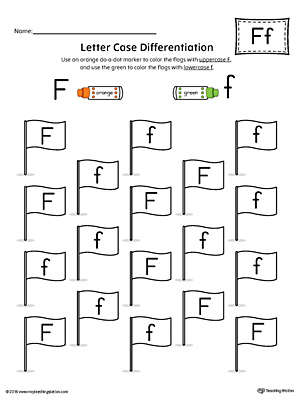 Lowercase Letter F Styles Worksheet | MyTeachingStation.com