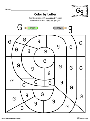 Uppercase and Lowercase Letter G Printable Writing Mat ...