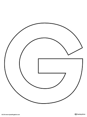 Uppercase and Lowercase Letter G Printable Writing Mat ...