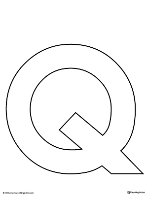 Letter Q Tracing and Writing Printable Worksheet | MyTeachingStation.com