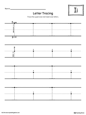 Sort the Uppercase and Lowercase Letter I Worksheet | MyTeachingStation.com